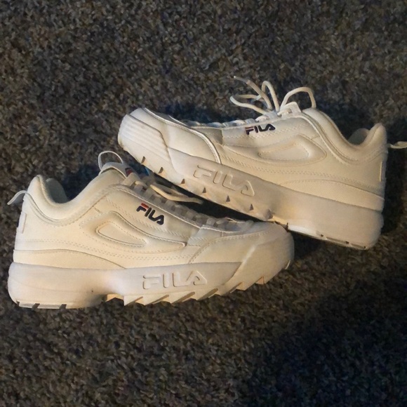 Fila Shoes - White Fila Disrupter